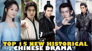 Top 15 Best New Historical Chinese Drama 2021