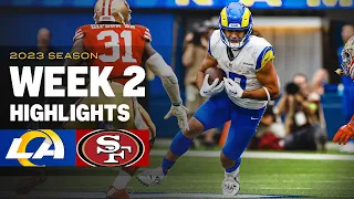 Highlights: Rams Top Plays vs. 49ers In Week 2 | Kyren Williams' TDs, Puka Nacua's 147-Yard Game