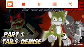 Reakcje #3 Sonic.exe part 1: tails demise PRAWDZIWY HORROR TYM RAZEM