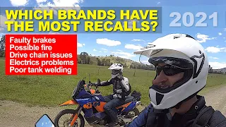 Which motorbike brands have the most recalls?︱Cross Training Adventure