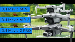 Beste Drohne 2020? Vergleich DJI Mavic AIR 2 v. MINI vs. Mavic 2 PRO
