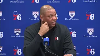 Moment: Doc Rivers says he wants to "smack" his son-in-law Seth Curry after 32-point outing