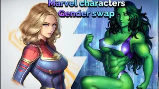 Marvel Superheroes Gender Swap *2021 Edition*