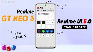 Realme GT Neo 3 New Update | Realme UI 5.0 Full Review | Realme GT Neo 3T New Features | Android 14🔥