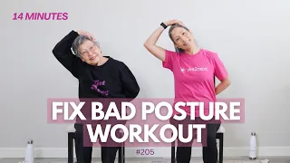 5 Exercises to Fix Bad Posture | Gentle Stretches for Seniors