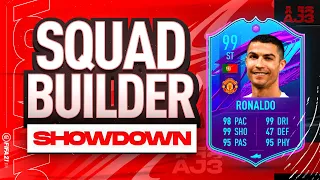 Fifa 21 Squad Builder Showdown!!! 99 RATED MAN UTD CRISTIANO RONALDO!!!