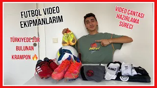 Futbol Ekipmanlarım & Video çantamı nasıl hazılıyorum ?