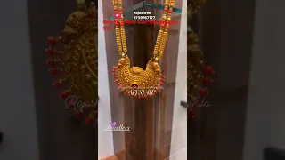 2 layer gold long necklace design with pendent for women #today #viral #youtube #gold #jewellery