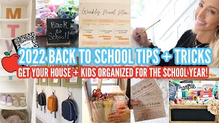 HOW I GET ORGANIZED FOR BACK TO SCHOOL WITH 4 KIDS // TIPS AND TRICKS FOR A STRESS FREE FIRST DAY