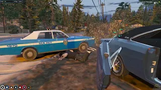 wild chase to shootout on 70s rp