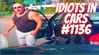 IDIOTS IN CARS #1136  - Bad drivers & Driving fails -learn how to drive