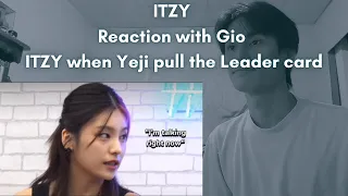 ITZY Reaction with Gio ITZY when Yeji pull the Leader card