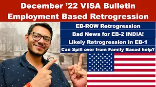 December'22 VISA Bulletin | EB ROW Retrogression | Analysis #visabulletin #greencard #uscis