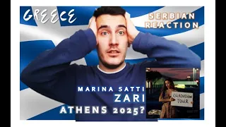 Serbian reaction to MARINA SATTI - ZARI (Greece - Eurovision 2024)
