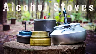 ALCOHOL STOVE & STAND SETS | Evernew Vs Trangia | Boil Times & Safety
