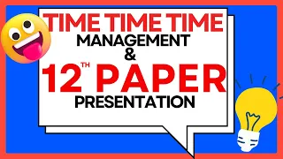 12th English Paper Presentation & Time Management | Public Exam 2024 | State Board Tamil