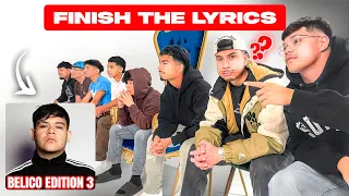 Finish the Lyrics, Bélico Edition VS Supporters!! (Junior H, Xavi, etc...)