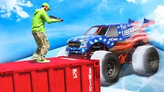 99.9% IMPOSSIBLE SNOW AVALANCHE! (GTA 5 Funny Moments)