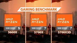 5600X VS 5700X VS 5700X3D - Cyberpunk 2077, Fortnite, Witcher 3... | AMD RYZEN GAMING BENCHMARK