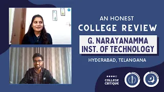 G Narayanamma Institute of Technology  | Honest review | EAMCET 2023 | Hyderabad
