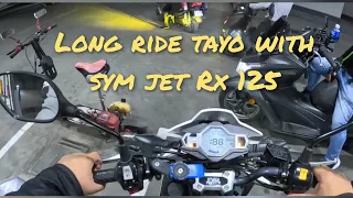 Sym Jet RX long ride initial review.