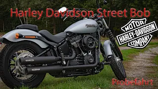 Harley Davidson Softail Street Bob 2020 | Miller Exhaust | Probefahrt | Motovlog | Thunderbike