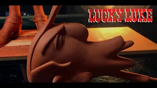 Lucky Luke, handmade figure, clay model, preview, 1080p