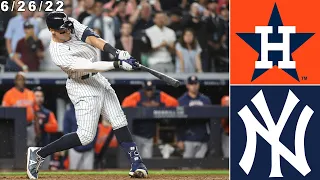 New York Yankees Highlights: vs Houston Astros | 6/26/22