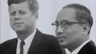 September 13, 1962 - President John F. Kennedy Greets U Thant, acting Secretary General of the UN
