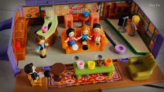 АСМР ASMR Распаковка Полли Покет Друзья💗Polly Pocket Friends🏡Обзор шепотом на петличку LoFi