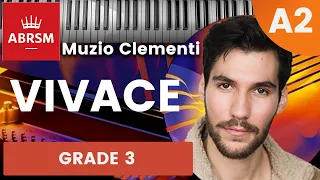 Grade 3 Piano | A2 - Vivace, Muzio Clementi | ABRSM 2023/2024