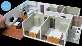 DIY Miniature Modern Apartment Model