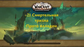 +21 Necrotic Wake - Prot Paladin PoV - WoW Shadowlands 9.1 - Смертельная тризна  Прото паладин.