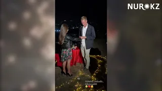 Дмитрий Баландин делает предложение своей девушке