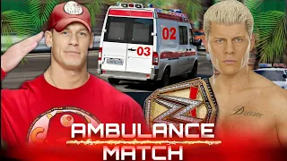 WWE 2K24 - Ambulance Match - Cody Rhodes VS John Cena