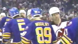 Devils vs. Sabres 1994 ECQF - Final 5 Minutes, Handshakes