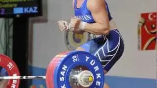 Svetlana Podobedova wins Weightlifting Gold in Tight Battle
