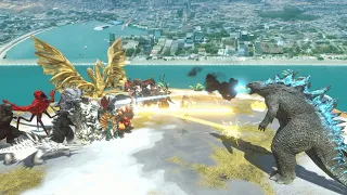 1vs1 Godzilla 2014 vs All Kaiju Monster - Animal Revolt Battle Simulator