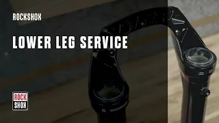 Rockshox 50 Hour Lower Leg Service