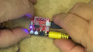 XY Mini Bluetooth receiver board test run