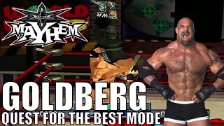 WCW Mayhem - Goldberg - Full Quest For The Best Mode Playthrough (PS1)