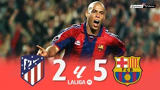 Atlético de Madrid 2 x 5 Barcelona ● La Liga 96/97 Extended Goals & Highlights HD