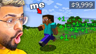 1 STEP = $1 in Minecraft...