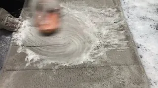 Removing jet black dirt from a pitch black carpet Fastest