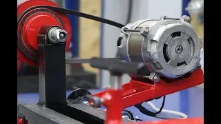Wood lathe from a motor from a washing machine !!!ENG SUB