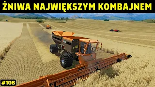 OGROMNE ŻNIWA największym kombajnem na świecie - TRIBINE T1000 👉 0$ START na NO MAN'S LAND #106