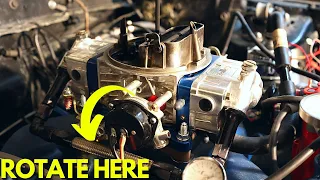 Adjusting the Electric Choke Correctly on a Holley Carburetor