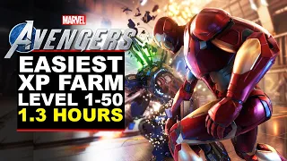 Marvel Avengers - Fastest & Easiest Way to Farm XP | NO FIGHTING REQUIRED