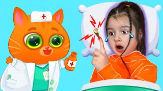 Мультики для дітей як котик Бубу та песик Дуду лікують Арину в лікарні у грі