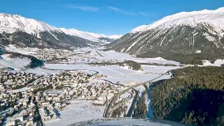 Approach to Engadin Airport (St. Moritz - Samedan)